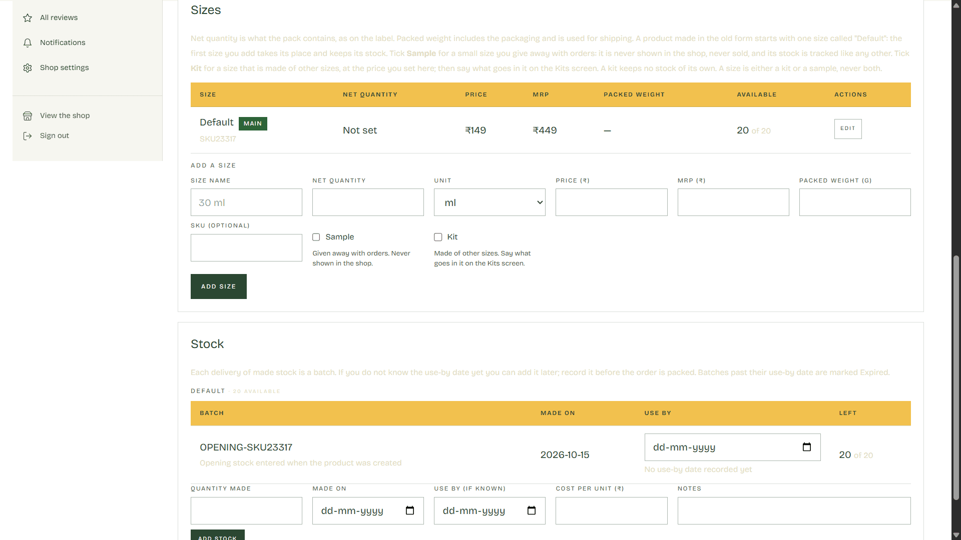 Ayura - Ecommerce project detail 7